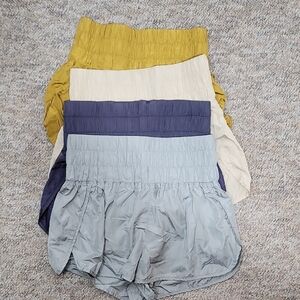 Free People Movement The Way Home Elastic Waist Bundle Set Of 4 Shorts